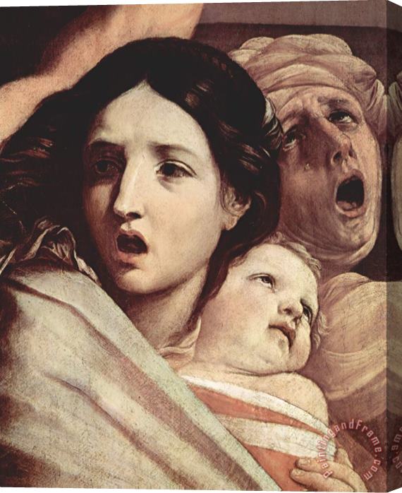 Guido Reni The Slaughter of The Innocents [detail #1] Stretched Canvas Print / Canvas Art
